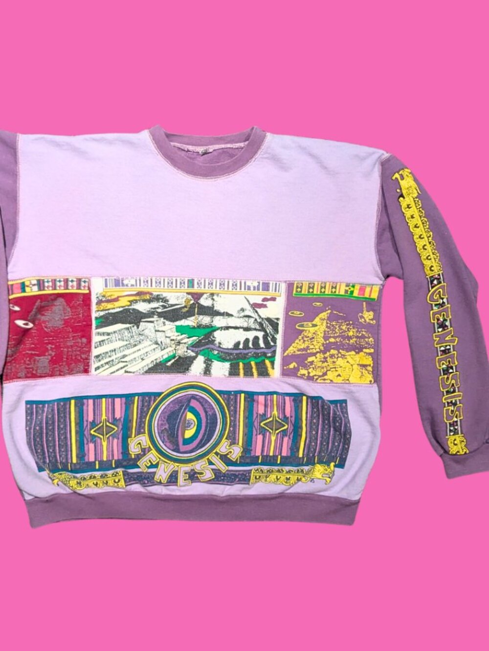 Vintage 1990's Funky Genesis Crewneck Size L